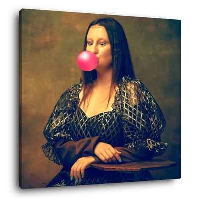 Tableau Mural Mona Lisa Gum INSOLITE CEANOTHE