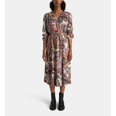 Robe Kimji Portefeuille Fluide À Motif JODHPUR