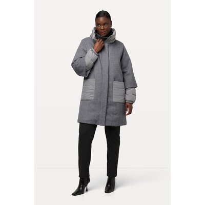 Veste en laine mélangée à col montant ULLA POPKEN