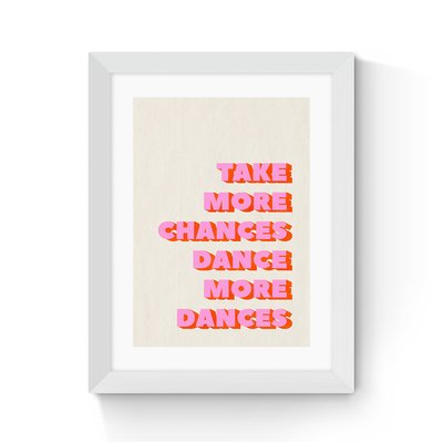 Take More Chances by ShowMeMars EAST END PRINTS