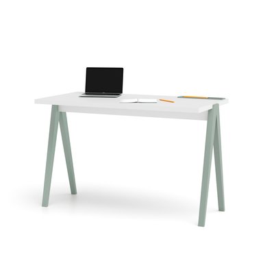 Bureau en mélamine et hêtre cérusée, Colmar XL HERDASA