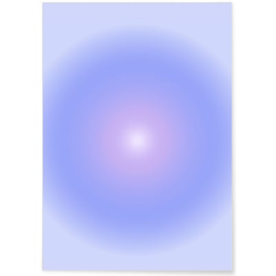 Affiche Aura bleue L'AFFICHERIE