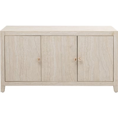 Buffet 3 portes imitation pierre, TRAVERTINO KARE DESIGN
