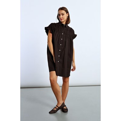 Robe chemise à fronces LILI SIDONIO