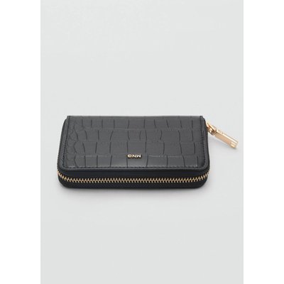 Portefeuille simili-cuir effet croco MANGO