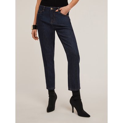 Jean carrot modèle Rianne en denim de coton mélangé ™, délavage bleu rinse MOTIVI