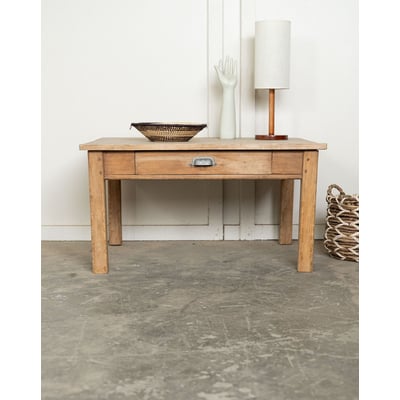Table basse de campagne en bois Léonie N°1169 - Bon état DEBONGOUT