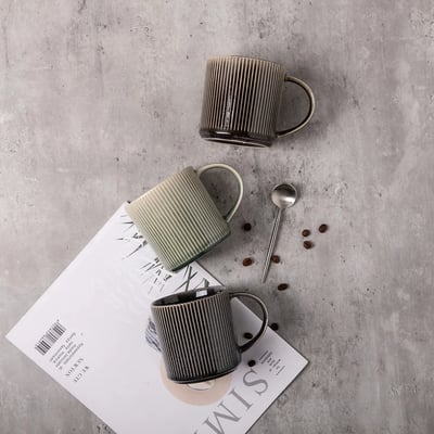 Lot de 2 mugs - "Charbon" LAGUIOLE CUISSON