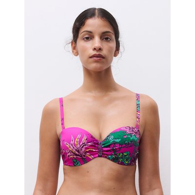Haut de maillot de bain bandeau coques bretelles amovibles SAUVAGE CHANTELLE