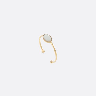 Bague plaqué or - CAB OVALE CAROLINE NAJMAN