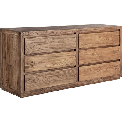 Commode en bois effet marbre RECOLLECTION