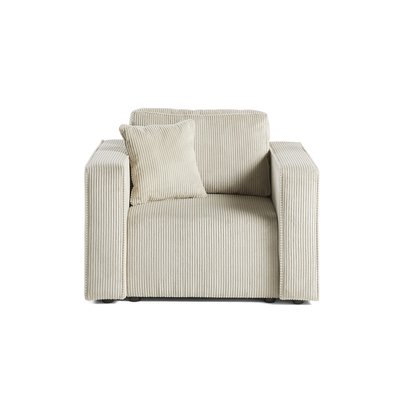 Fauteuil en Velours côtelé - TOPAZE LISA DESIGN