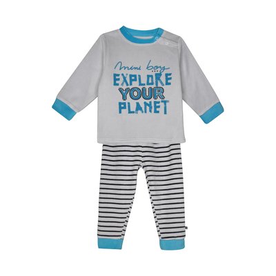 Pyjama 2 pieces enfant filou velours rase SUCRE D'ORGE