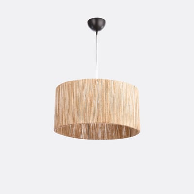Светильник подвесной из МДФ с абажуром из джута, Cane / Кейн SO'HOME