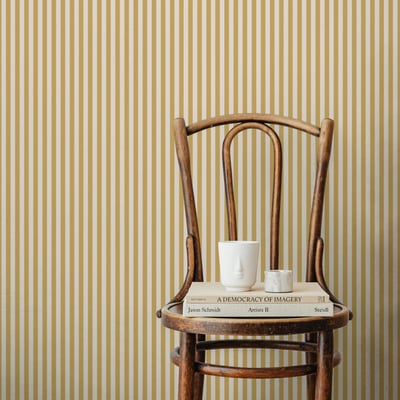Papier peint petites rayures vintage soleil SUPERFRESCO EASY