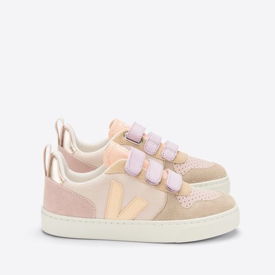 Baskets en cuir SMALL V-10 VEJA