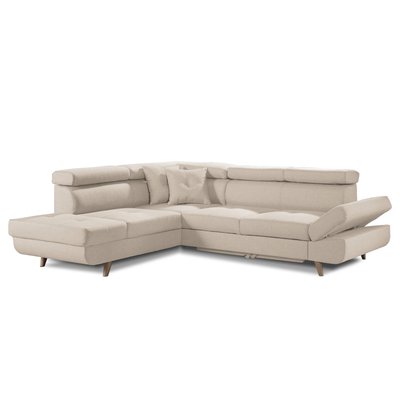 Canapé d'Angle Convertible en Tissu 5 places - LINEA LISA DESIGN