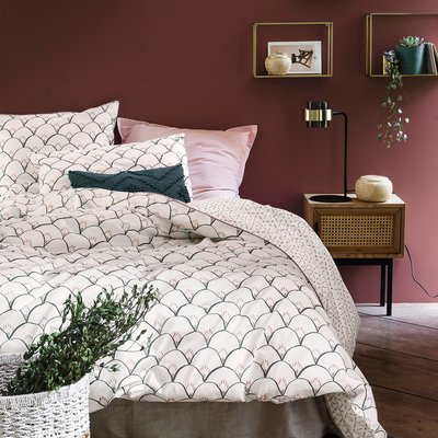 Housse de couette percale de coton, Elka LA REDOUTE INTERIEURS