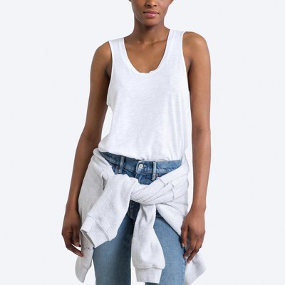 Jacksonville Vest Top with Crew Neck AMERICAN VINTAGE
