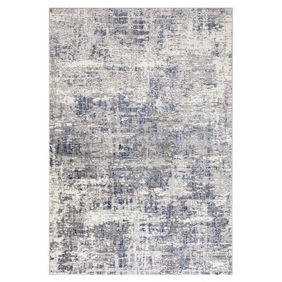 Faded Metallic Abstract Rug SO'HOME