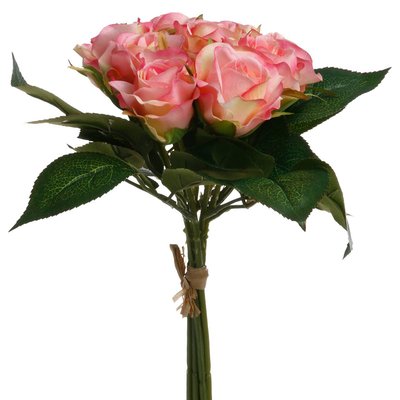 Bouquet de 9 roses artificielles ATMOSPHERA