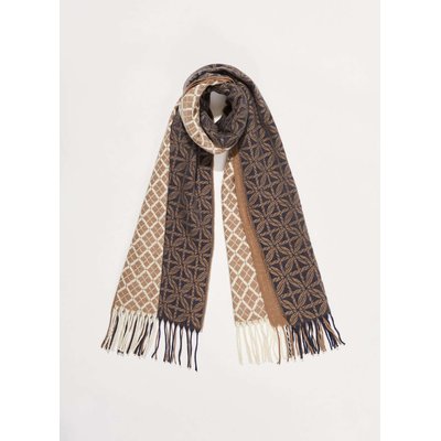 Echarpe en maille motifs CAMIL LA FIANCÉE