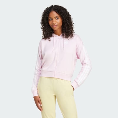 Veste À Capuche Entièrement Zippée French Terry 3 Bandes Essentials ADIDAS SPORTSWEAR