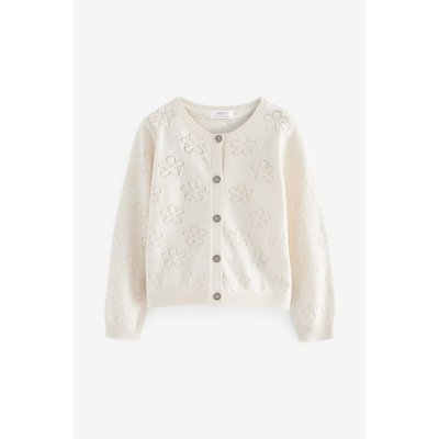 Cardigan en maille pointelle florale NEXT