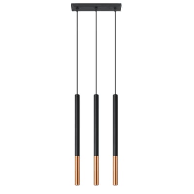 Suspension Acier Noir/Cuivre G9 3 Mozaica Line EDEN