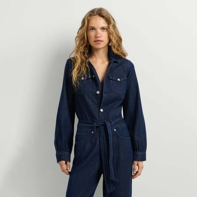 Combinaison Longue Coupe Décontractée En Denim PEPE JEANS