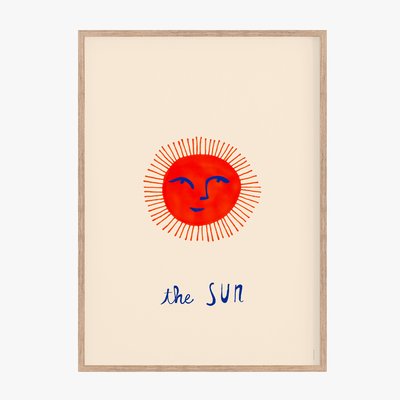 Sunset Lovers, Affiche porte-affiche 30cm x 40cm COTTON BIRD