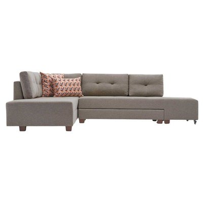 Canapé d'angle convertible en tissu Manama HANAH HOME