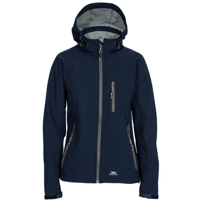 Veste softshell à capuche motif/style détail contrasté ELLISON TRESPASS