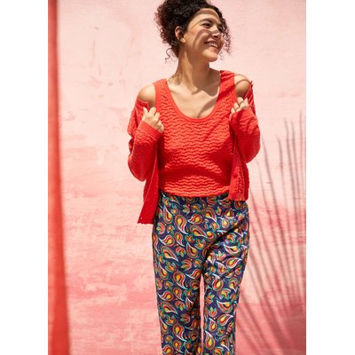 Débardeur maille fantaisie uni AJANI LA FIANCÉE