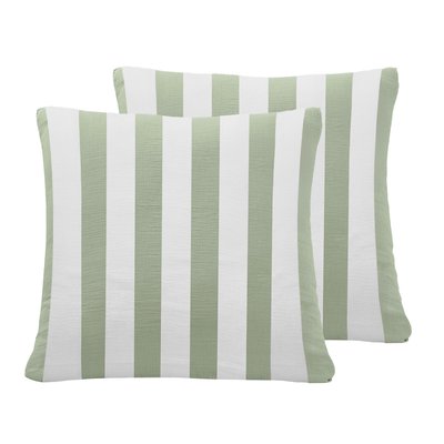 Lot de 2 taies d'oreiller gaze de coton ARTHUR LOFT SENSEI MAISON