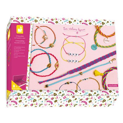Kit Créatif - 13 Bracelets De L'amitié À Créer JANOD