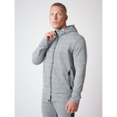 Veste à motif carreaux zip logo PROJECT X