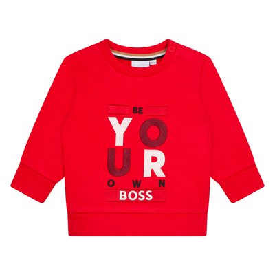 Sweat-shirt à col rond imprimé BOSS KIDSWEAR