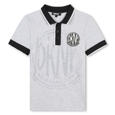 Polo manches courtes en piqué DKNY