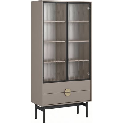 Vitrine haute 2 portes 2 tiroirs STOON RECOLLECTION