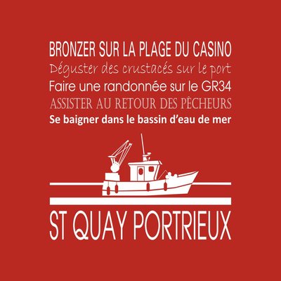 Tableau Sur Toile Saint-quai Portrieux RÉGIONALISME CEANOTHE