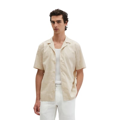 Chemise à manches courtes regular avec motif estival de feuilles MARC O'POLO
