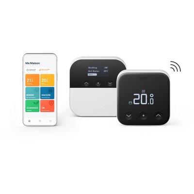Thermostat connecté Kit X sans fil et optimiseur de PAC TADO