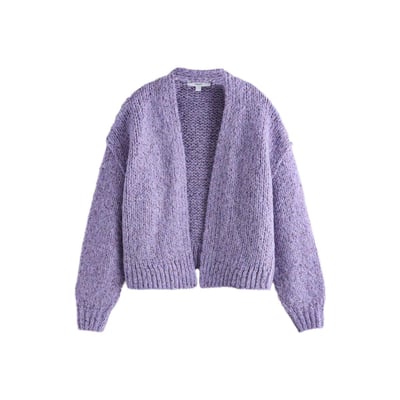Cardigan doux en maille épaisse ouverte NEXT