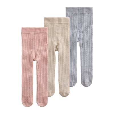 Collants torsadés bébé, lot de 3 NEXT