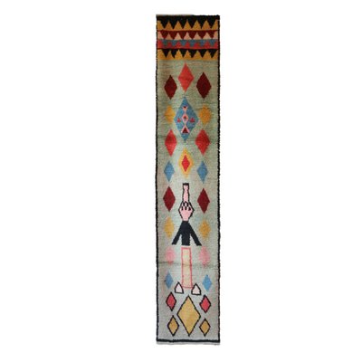 Tapis de couloir pure laine berbère 64 x 335 cm AFK LIVING