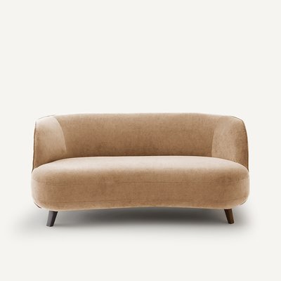 Canapé XS, 3 places, en velours stonewashed, ROSEBURY, design Emmanuel Gallina AM.PM