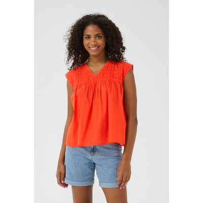 Sleeveless blouse KAFFE
