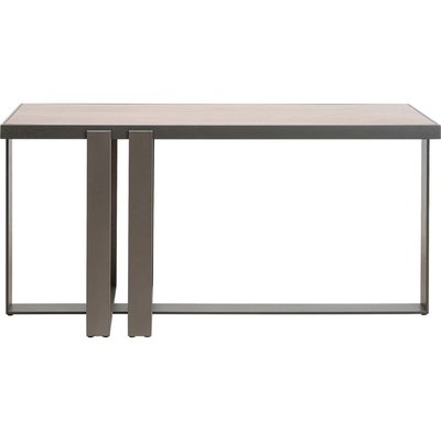 Console en noyer et acier, BRAVO KARE DESIGN