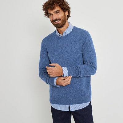 Cashmere Crew Neck Jumper/Sweater, Made in Europe LA REDOUTE COLLECTIONS